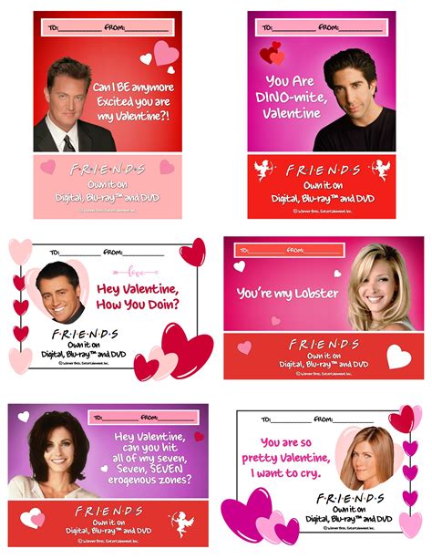 tv inspired valentines day cards
